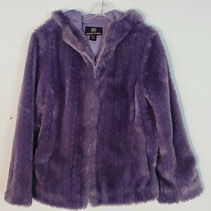 LADIES BEAUTIFUL HOODED FUR COAT